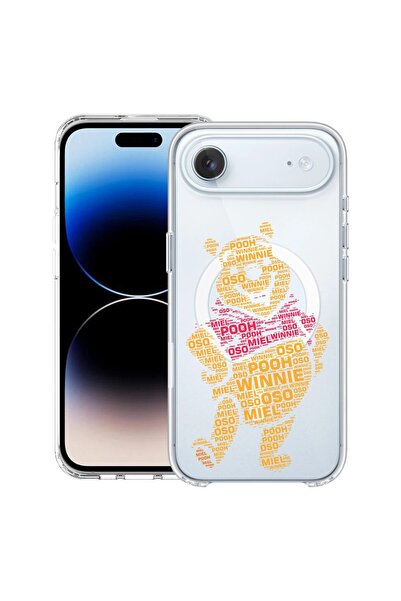 bestcase Husă pentru Apple iPhone 17 Air cu Design Calligraphy Pooh, Mag Anti...