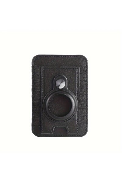 choice2 Black 1pc Men's Magnetic Wallet, Magnetic PU Leather Card Case For Ai...