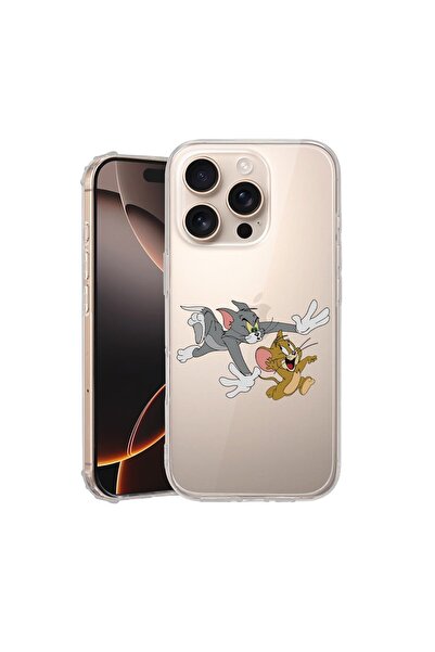 bestcase Husa pentru Apple iPhone 16 Pro Max, Anti Shock 1.5MM, Tom And Jerry...