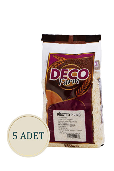 DECO Farm Risotto pirinç 1 KG - 5 Adet