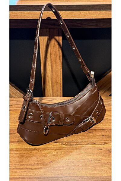 DMG Collection Γυναικεία τσάντα ώμου με λεπτομέρεια από ζώνη και σχέδιο μάτι ...