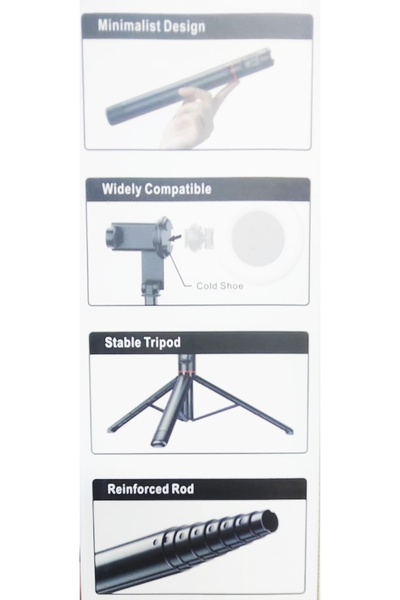 HEPU SF-13 1.84 Metre Uzayan Tripod Selfie Çubuğu Bluetooth Kumandalı