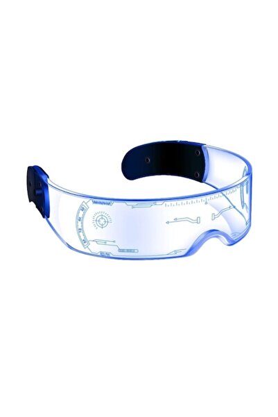 YULMI Ochelari de petrecere cu LED, RGB, Control dublu, Efecte luminoase, Tra...