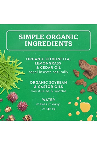 Badger Bug Spray, Family Friendly All Natural Mosquito Repellent w/Organic Essential Oils, Great Smelling Citronella Spray