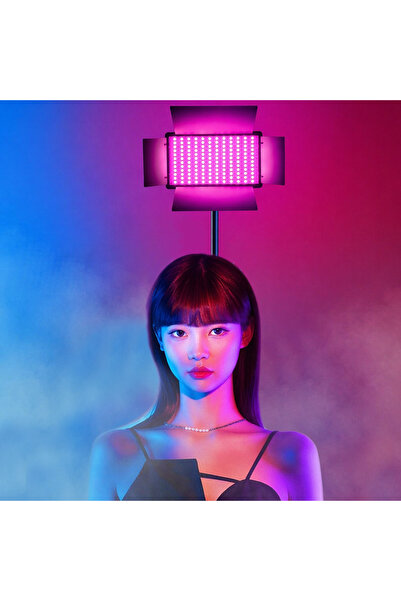 Coverzone 15cm x 8cm LED Video Işığı 3200-6500K Ayar, CRI95+, Kablolu Kamera ...