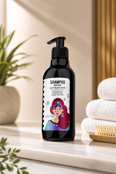 Ashry NATURAL Shea Butter Shampoo for deep conditioning, gentle cleansing and...