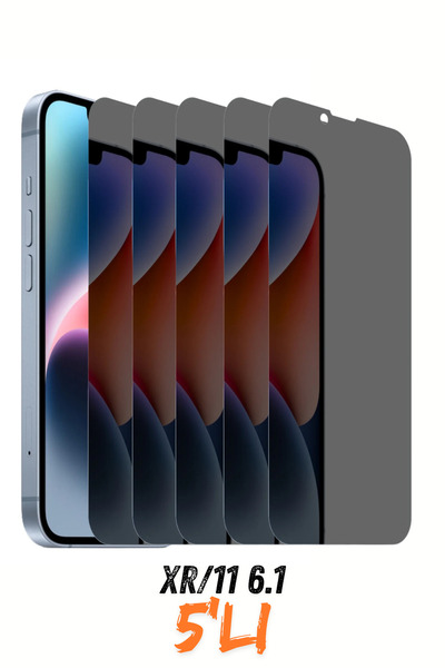 PSGT 5'li Iphone XR/11 6.1 Uyumlu Tam Kaplayan Hayalet Seramik Ekran Koruyucu...
