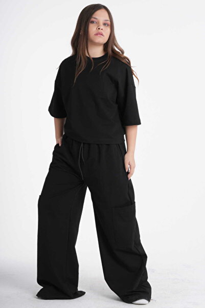 HayKids Κοριτσίστικο Σετ Oversize με Λεπτομέρεια Τσέπης Cargo
