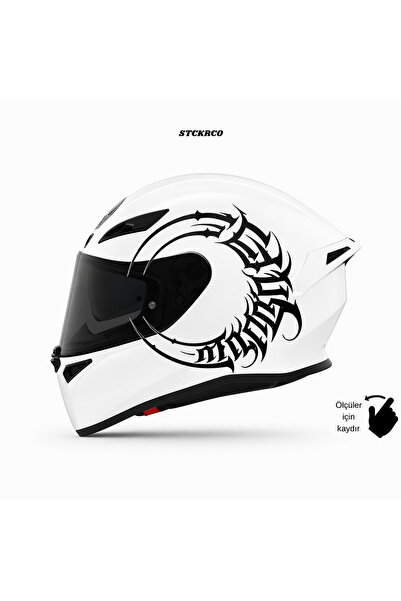 STCKRCO Bendito Kask Stickerı | Motor Kask Yanı Sticker | Bendito Motosiklet ...