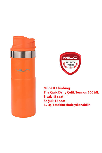 Milo Of Climbing The Quix Daily 0,50 L Çelik Termos Sıcak Soğuk Mug