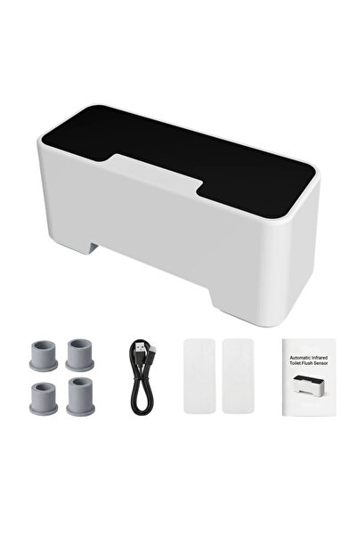 Medeyatech Αυτόματος αισθητήρας έκπλυσης τουαλέτας, ανέπαφος υπέρυθρος, μπατα...