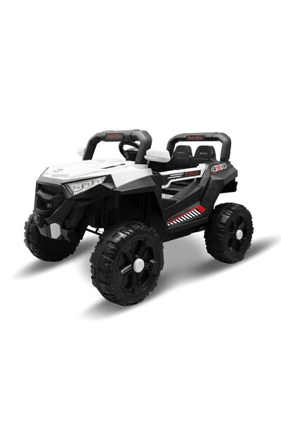 Babymix Electric car, Baby Mix, Buggy, With LED front lights, 3 +, White