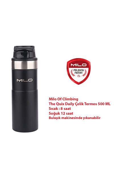 Milo Of Climbing The Quix Daily 0,50 L Steel Thermos Hot and Cold Mug