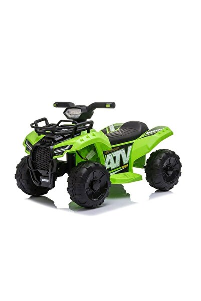 Babymix ATV electric copii, Baby Mix, 6V, Pana la 25 kg, Cu lumini, Quad Green