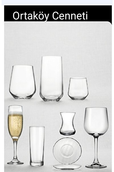 Paşabahçe Allegra Tableware&Water Set 48 Piece Cookware Set
