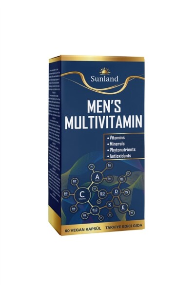 Sunland MEN'S MULTIVITAMIN ( Vitamins, Minerals, Phytonutrients, Antioxidants)