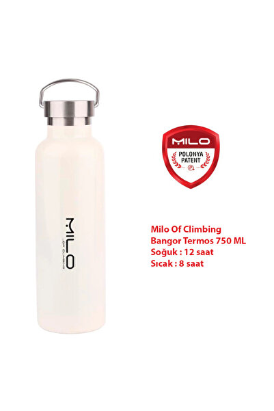 Milo Of Climbing The Bangor 0.75 L Steel Thermos Black Hot Cold Mug