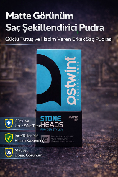 OSKA GLOBAL Matte Görünüm Saç Şekillendirici Pudra 05 Güçlü Tutuş Hacim Veren...