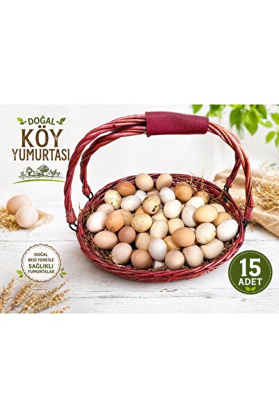 Akova Doğal Köy Yumurtası 15 Adet – Günlük Taze, Gezen Tavuk Yumurtası