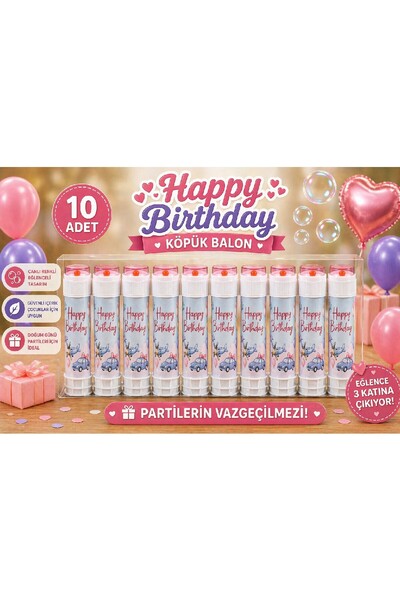 Bkmc Uçak Araba Temalı Köpük Balon Set Dağıtmalık Çocuk Doğum Günü Parti Köpüğü