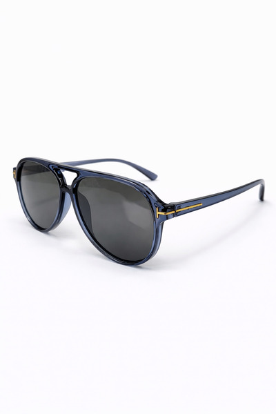BAYDUK Avenor Anthracite Black Glass Unisex Sunglasses