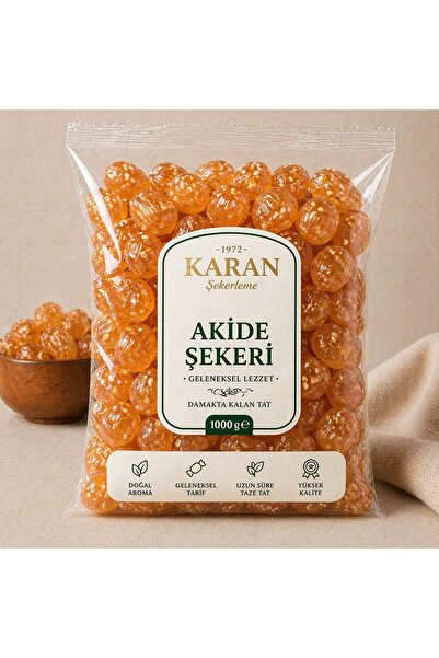 Karan Şekerleme Susamlı Akide Şekeri 1 Kg – Geleneksel Osmanlı Lezzeti