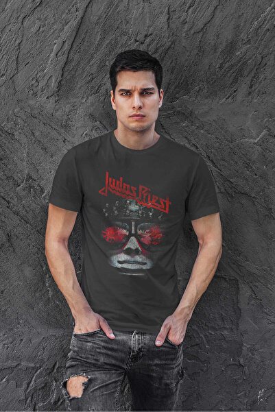 buzagi tasarım ürünleri Judas Priest Regular Fit Black Unisex T-Shirt