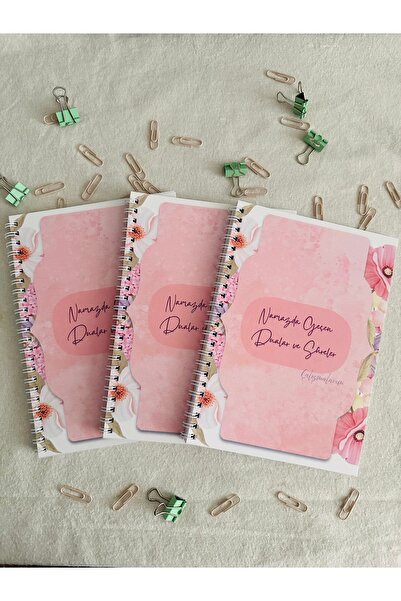 Nooré Crafts Namazda Okunan Sureler ve Dualar Çalışma Defterim