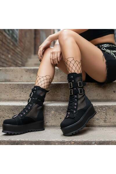 Tress Fashion Summer Boots / Jamila Summer black Pn