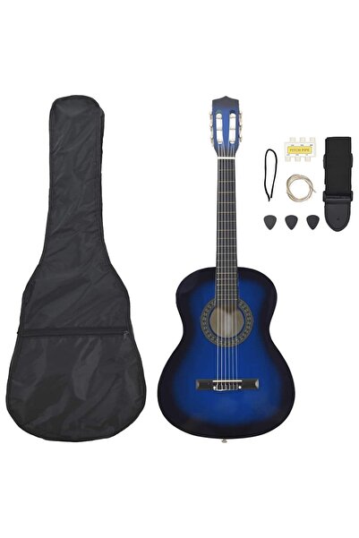 vidaxl Κλασική Κιθάρα για Παιδιά & Αρχάριους Μπλε 3/4 36″