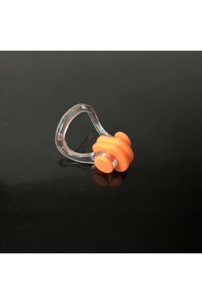 Choice4 Orange Reusable Soft Silicone Swimming Nose Clip Comfortable Diving S...