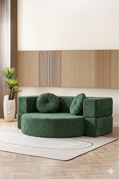BRANNA HOME Layer 2’li Sünger Koltuk – Açılabilir Yataklı Yeni Nesil Silinebi...