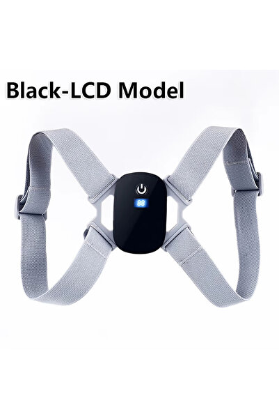 Choice3 1PC Black-LCD Model 2026 New Smart Posture Corrector Rechargeable Bac...