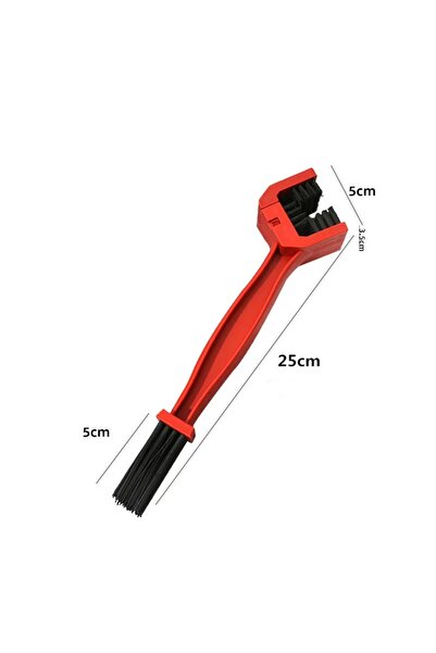Choice1 Red Portable Chain Cleaner Motorcycle Road Bike Chain Clean Brush Bic...