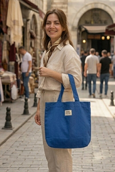 Baran Işık Χειροποίητη υφασμάτινη τσάντα καμβά, γυναικεία τσάντα για καθημερι...