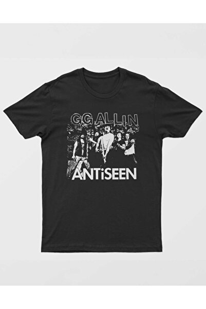 buzagi tasarım ürünleri Gg Allin Regular Fit Black Unisex T-Shirt