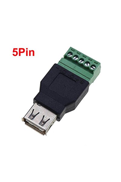 choice2 موصل USB 2.0 أنثى بـ 5 دبابيس يتجنب اللحام، موصل USB من النوع A ذكر و...