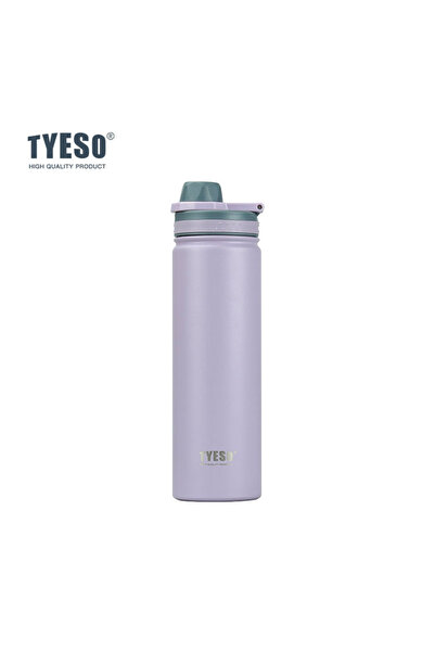 Choice54 750ML Purple TYESO Thermos Bottle Car Insulated Flask Water Tumbler ...