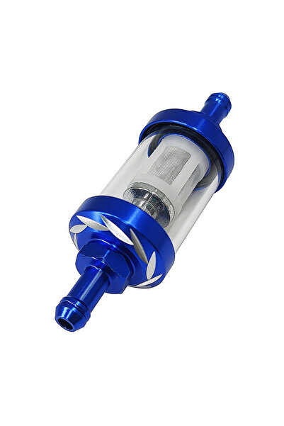 choice2 Blue 8mm CNC Motorcycle Gas Fuel Gasoline Oil Filter Moto Accessories...