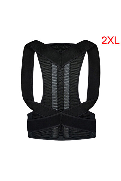 choice2 مصحح وضعية الظهر مقاس 2XL، دعامة للكتف، تمنع الانحناء والانحناءات، قا...