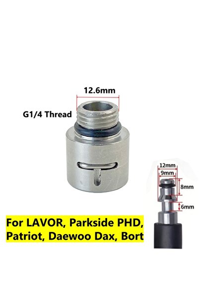 choice2 محول فوهة تنظيف المجاري عالي الضغط من LAVOR DAEWOO بخيط G1/4 لـ KARCH...