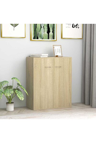 vidaxl Ντουλάπι Sonoma Δρυς 60 x 30 x 75 εκ. από Μοριοσανίδα