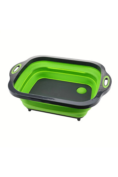 Choice Green Portable Space Saving Basin with Built-in Sink and Storage Funct...
