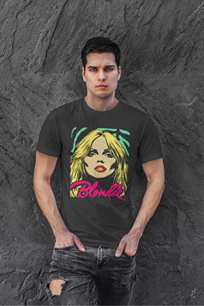buzagi tasarım ürünleri تي شيرت Blondie Regular Mold باللون الأسود للجنسين
