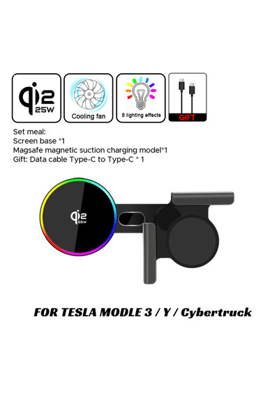 Choice3 حامل هاتف للسيارة بتقنية Qi2.2 مع شاحن لاسلكي مغناطيسي بقوة 15 واط و2...