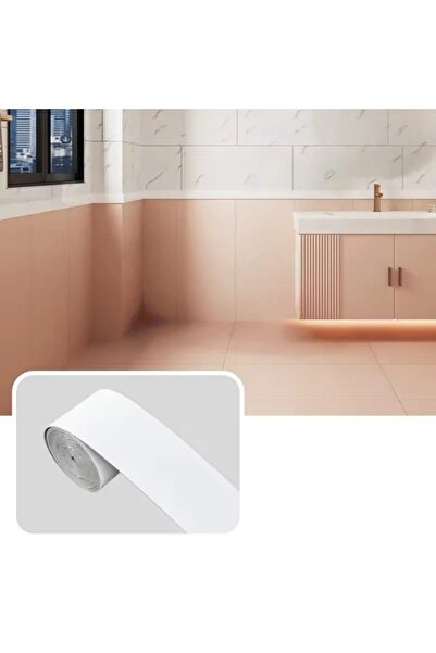 Choice 5mX10cm WHITE 1pc 10cm X 5m PVC Self-Adhesive Marble Baseboard Sticker...