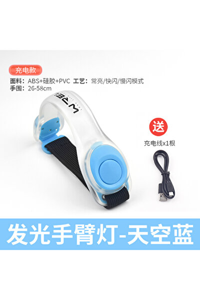 Choice1 Blue charging WRELS LED Light Up Armband Running Arm Belt Glow Sports...
