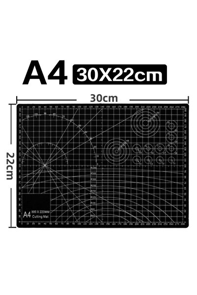 Choice6 Black A4 A2 A3 A4 A5 PVC Cutting Mat Double-Sided Self-Healing Board ...