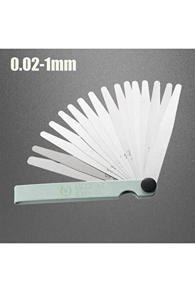 Choice 17 Blades Feeler Gauge Metric Gap Filler 0.02-1.00mm Gage Measurment T...