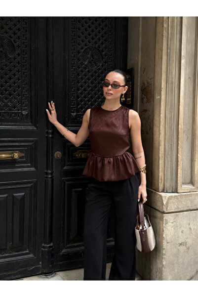 thelowely Jacquard Satin Blouse